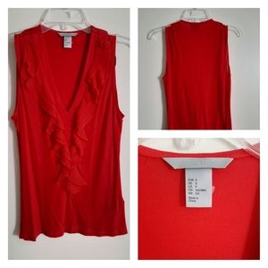 H&M red sleeveless top